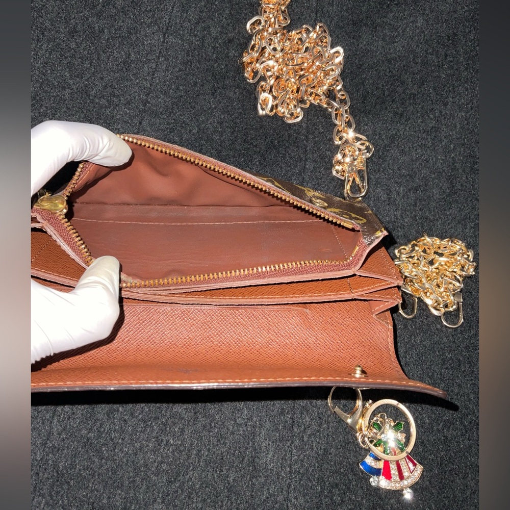LOUIS VUITTON✅AUTHENTIC LONG ACCORDION WALLET - Picture 12 of 16